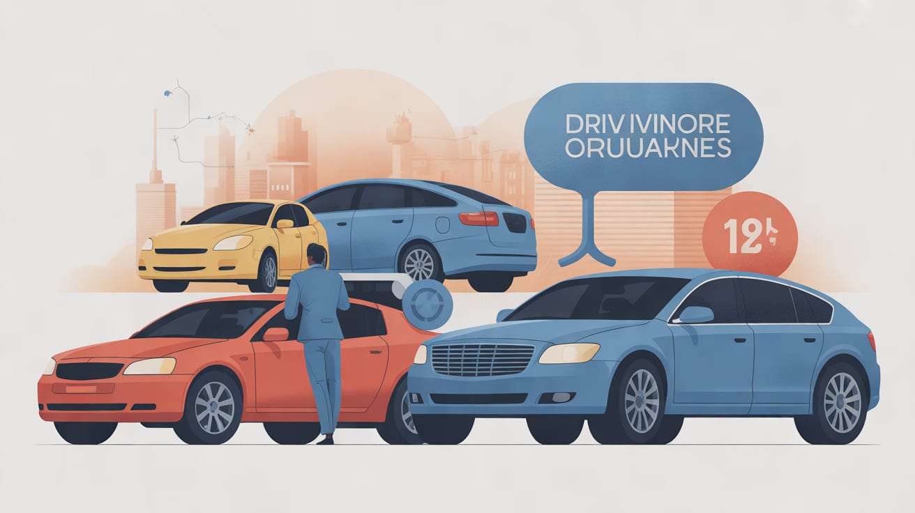 Illustration for What Specific Driving Behaviors Do Insurers Analyze?